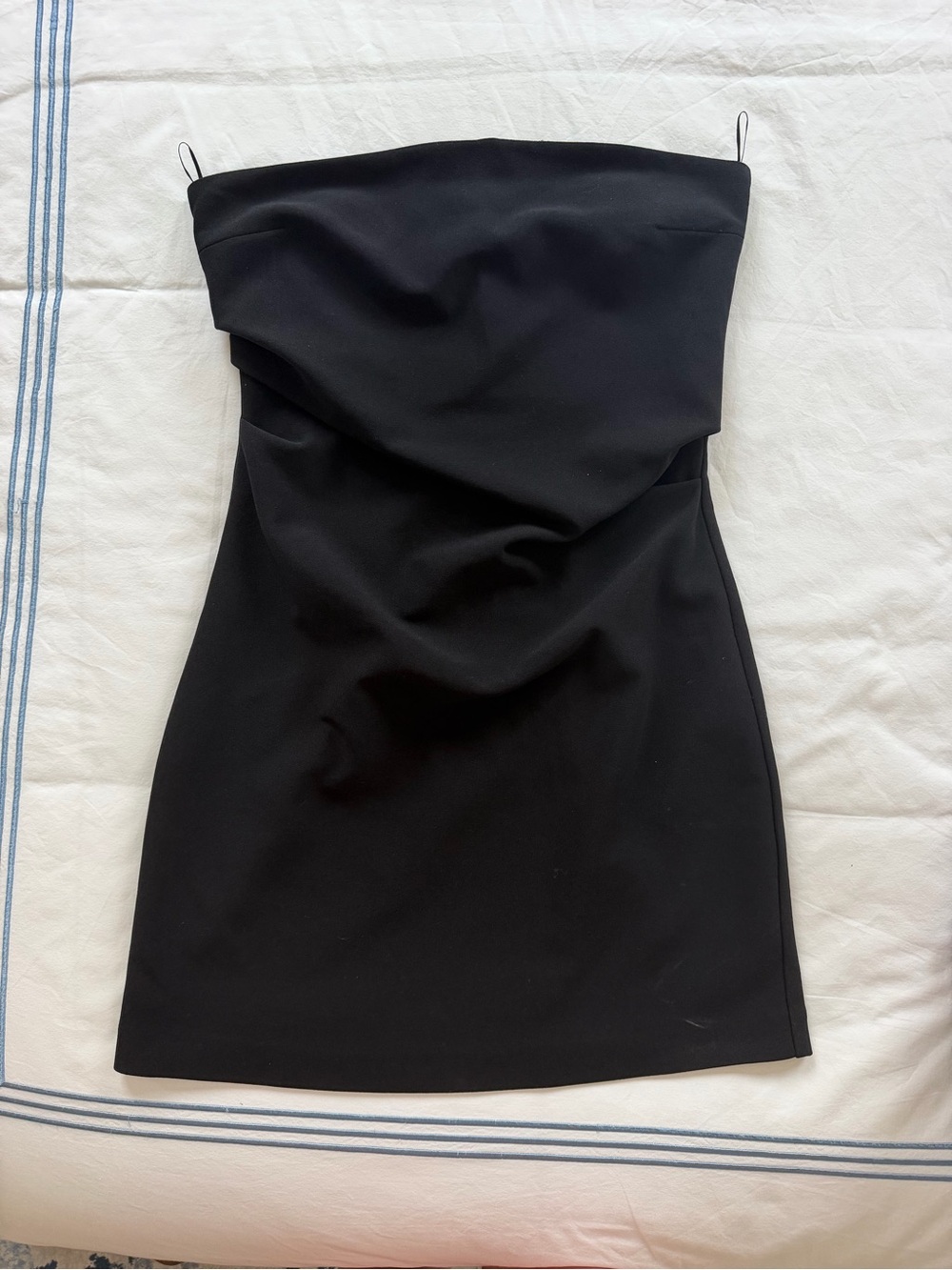 Zara Strapless Black Mini Dress